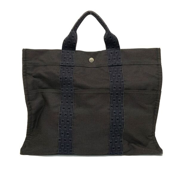 Hermes Tote Bag Her Line Tote MM Gray New Shape Hardware - Picture 3 of 10